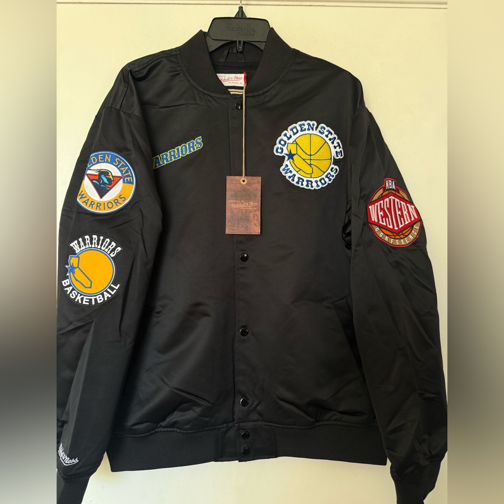 Nwt Golden State Warrior Bomber Jacket